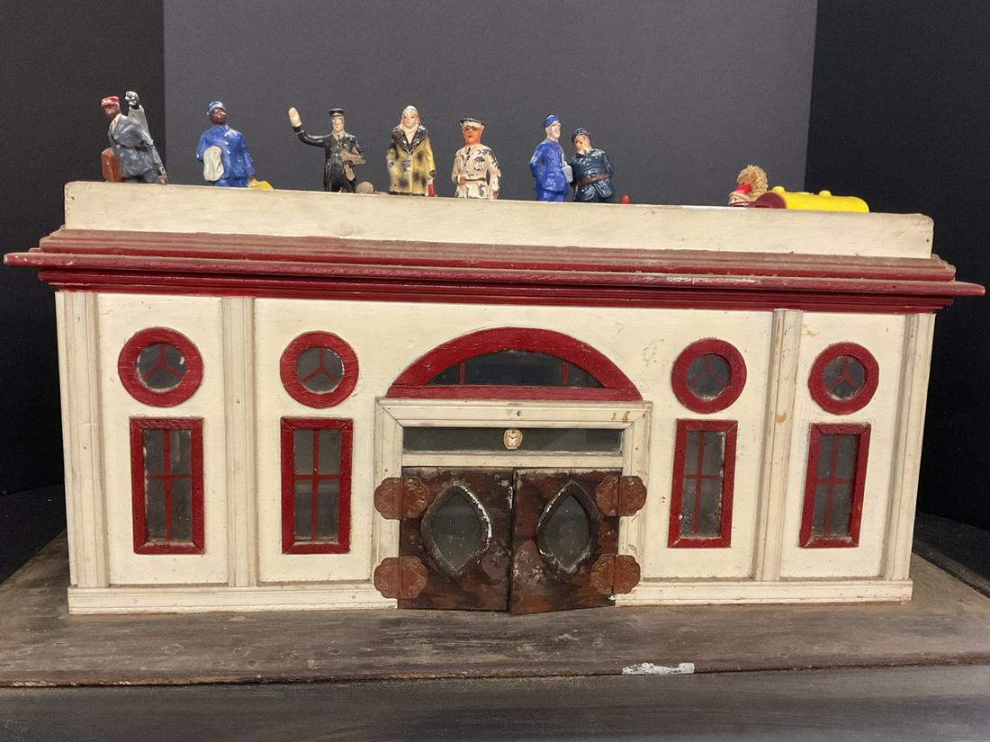 Vintage Electrified Train Station And People (1 of 8)