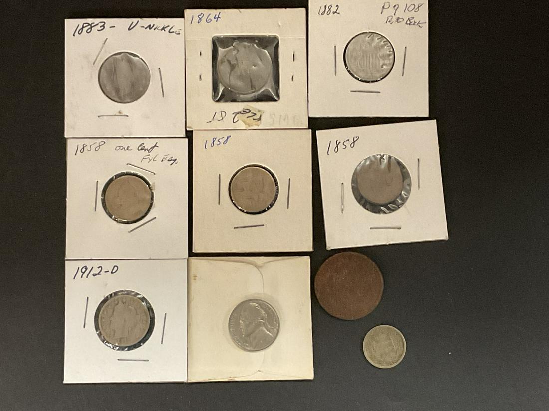 Assorted U.S. Coins 1813-1960 (1 of 4)