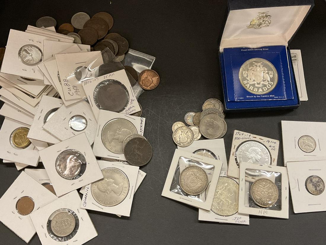Mixed World Coins And Tokens Lot (1 of 7)