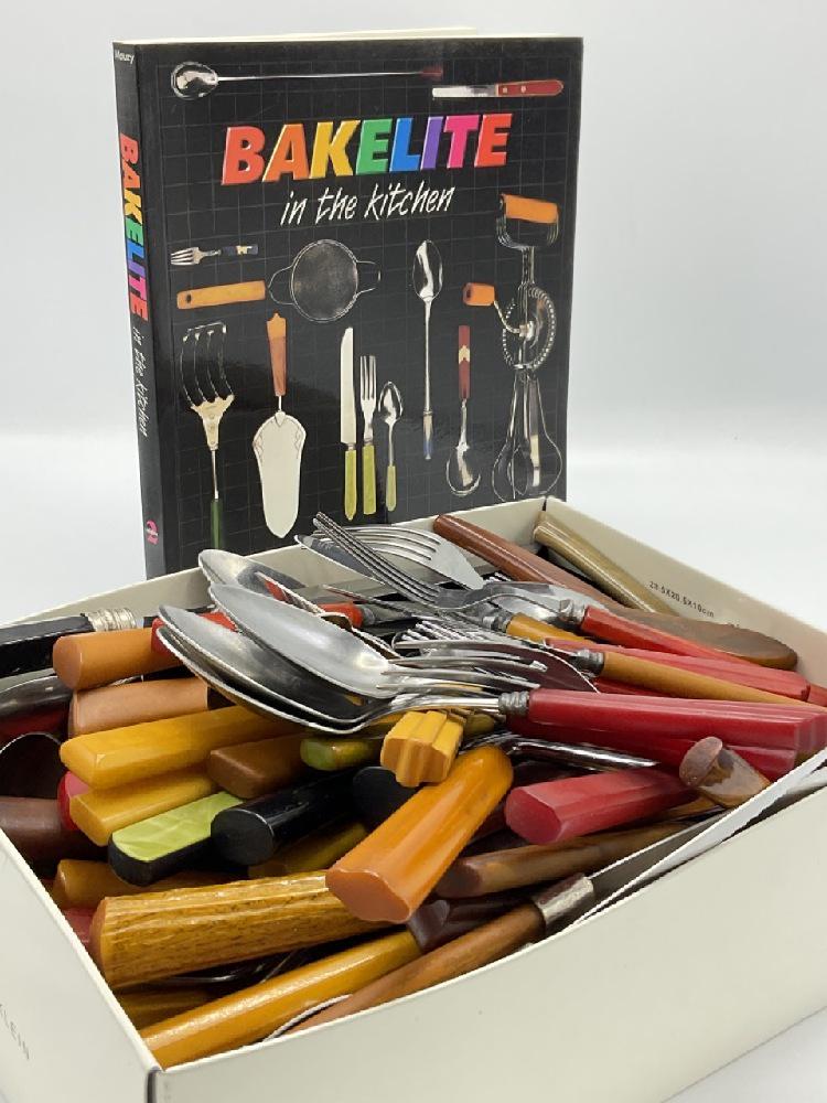 Entire Box Bakelite Flatware w/ Collector's Book (1 of 5)