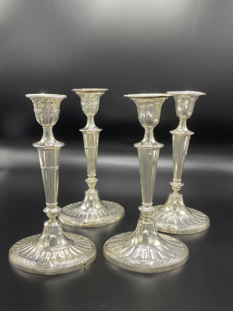 Two Pairs, Sterling Silver Weighted Candlesticks (1 of 13)