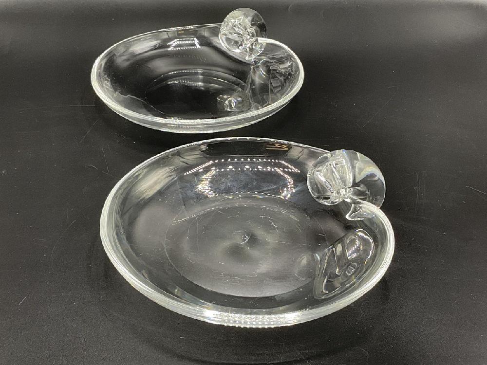 Steuben Glass Large Nappy Dishes (1 of 2)