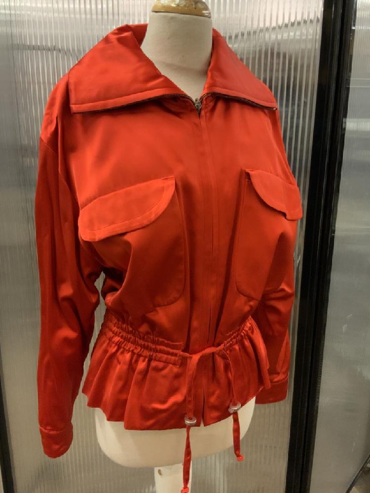 Vintage 90's Laurel by Escada Red Jacket Sz. 40 (1 of 4)