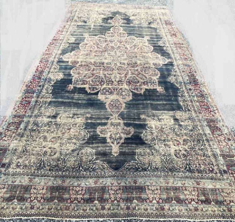 Antique Palace Size Lavar Kerman Rug 18ft X 12ft (1 of 11)