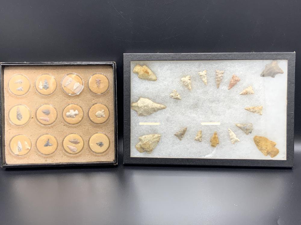 Compiled Collection of Indian Arrowheads (1 of 8)