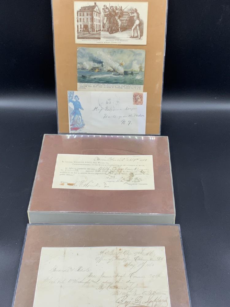 3 Civil War Era Documents and GAR (1 of 6)