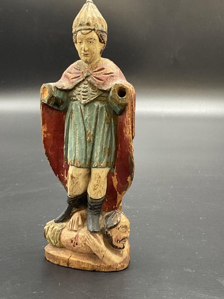 Polychrome Paint Religious Bishop/Priest Jesus Christ (1 of 6)