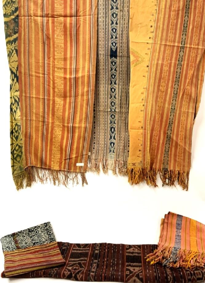 Six (6) Vintage Indonesian Textiles (1 of 7)
