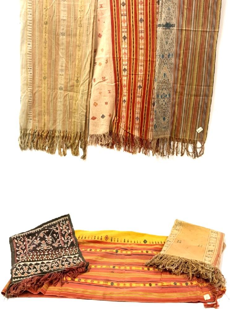 Six (6) Vintage Indonesian Textiles (1 of 8)