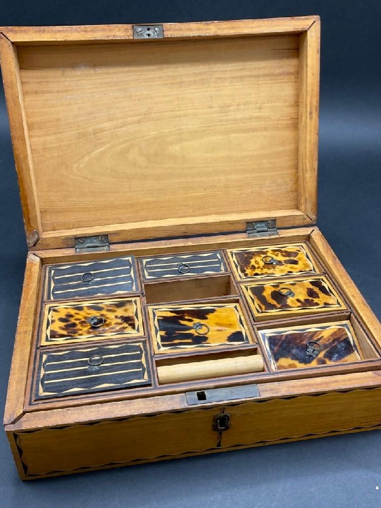 19th c. English Work Caddy Box (1 of 5)