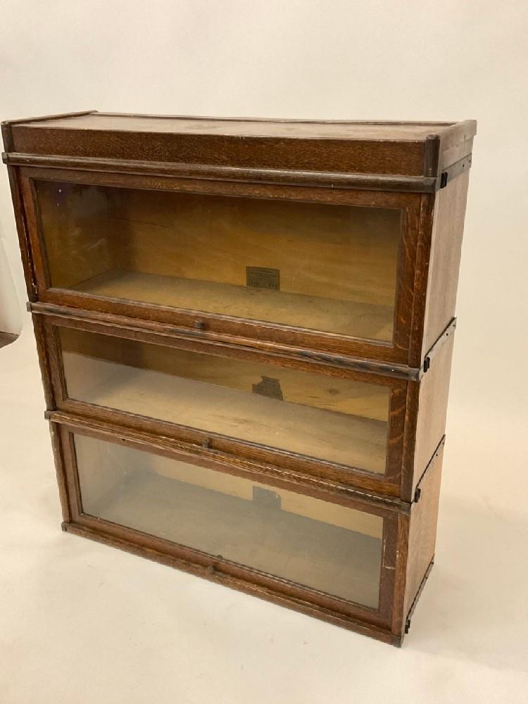 Three (3) Stack Globe Wernicke Lawyer's Bookcase (1 of 4)