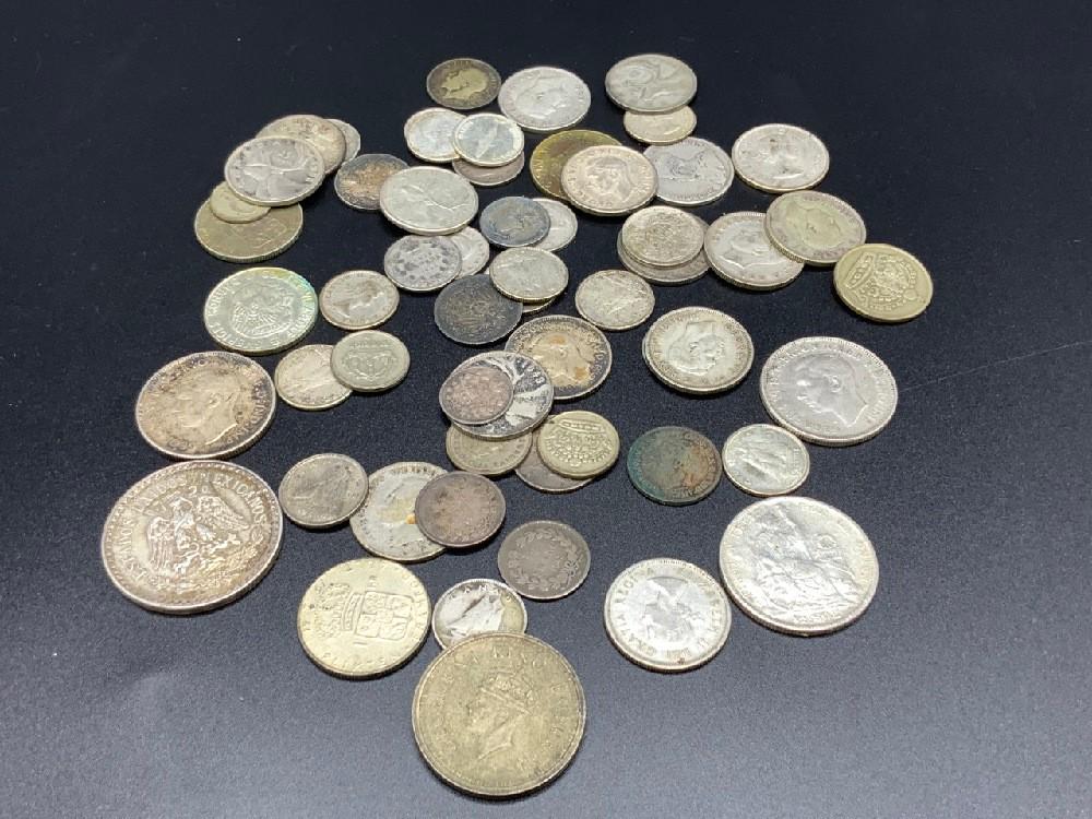 Foreign And World Silver Coin Lot (1 of 3)