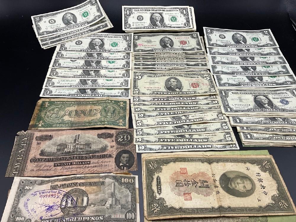 Large Lot of Paper Currency (1 of 8)