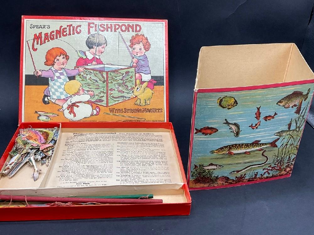 English Magnetic Fish Pond Game c. 1928 (1 of 4)