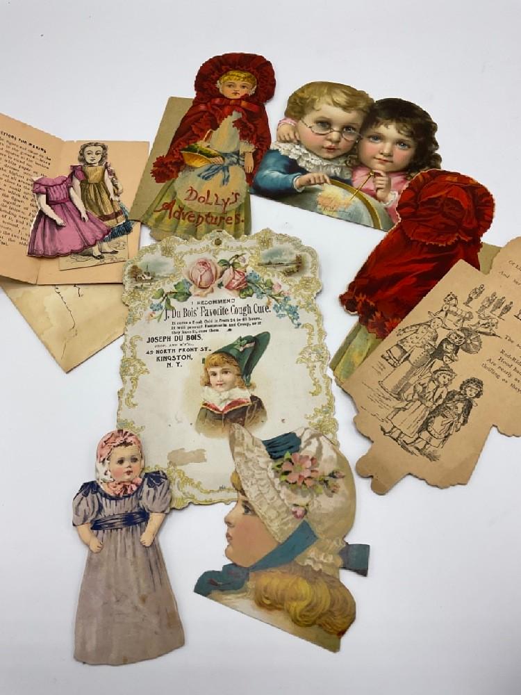 Victorian Paper Dolls and Ephemera Group (1 of 5)
