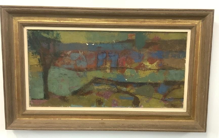 Martin Friedman (American, 1896-1980) Blue Figures at Water (1 of 6)