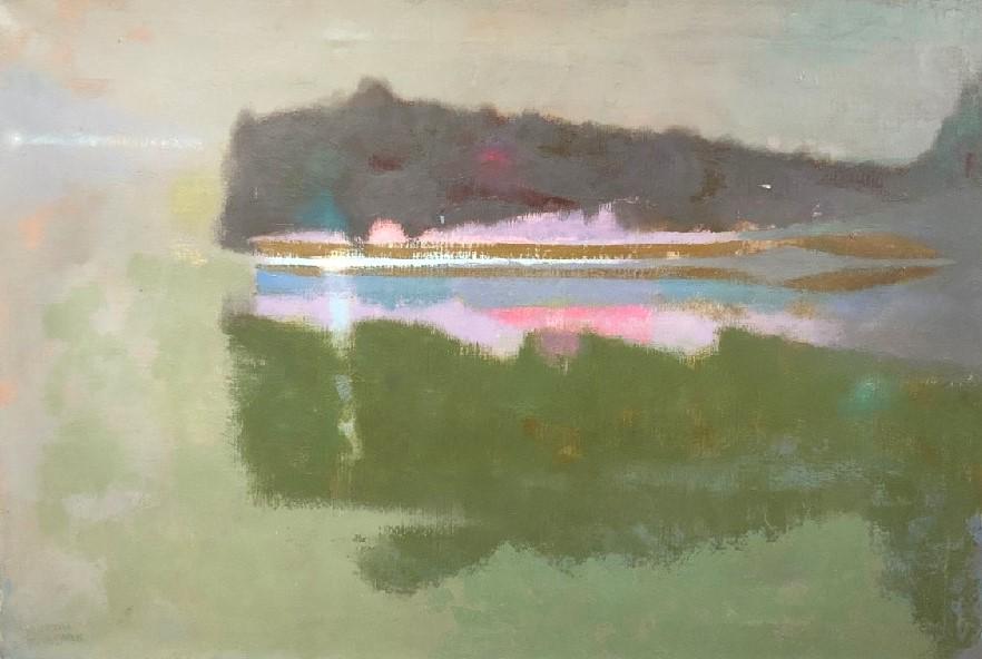 Martin Friedman (American, 1896-1980) Opus 17 Island II: Martin Friedman (American, 1896-1980) Titled: Opus 17 Island IIOil on canvas.Signed lower left Dimensions: 20” X 30”