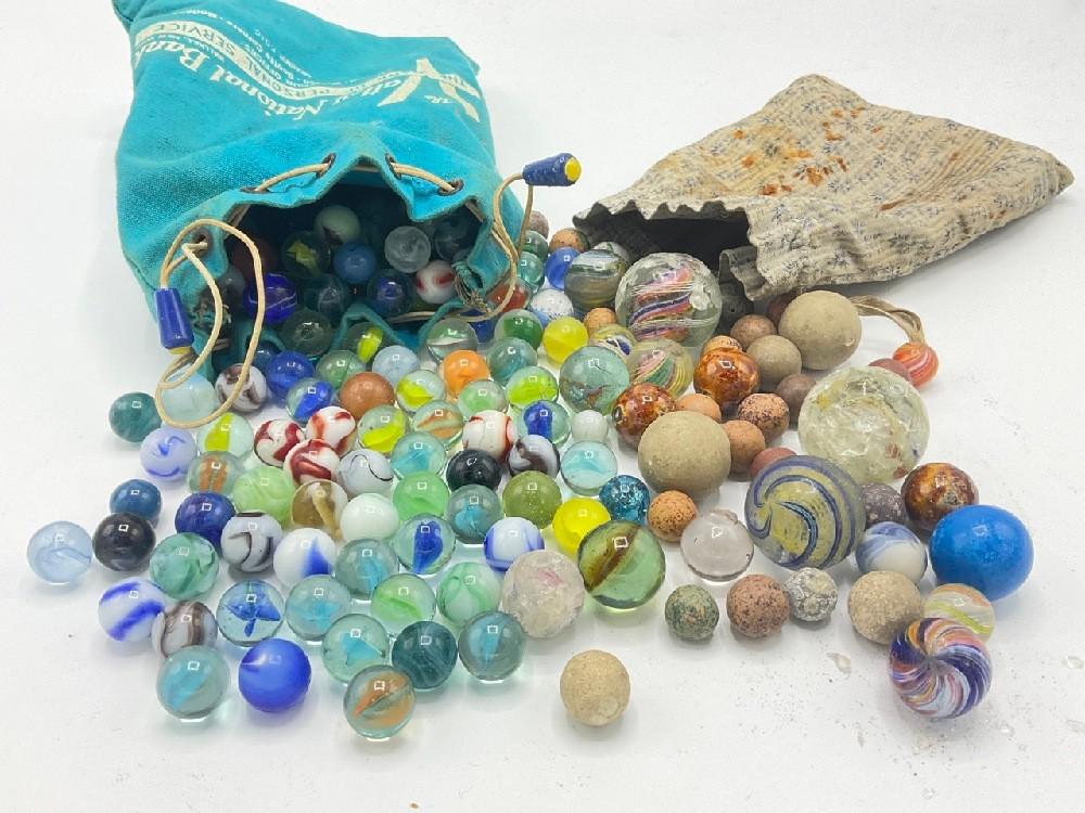 Estate Found Collection of Vintage Marbles (1 of 5)