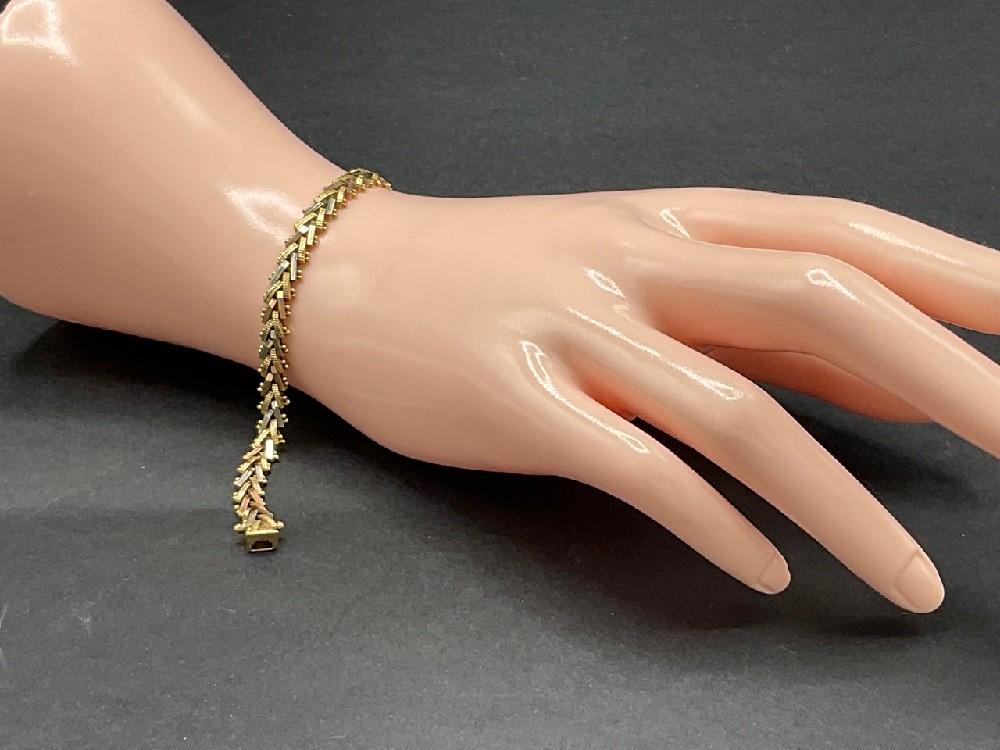 14K Mexican Yellow Gold Bracelet (1 of 4)