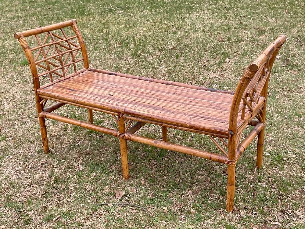 Rattan Bench (1 of 3)