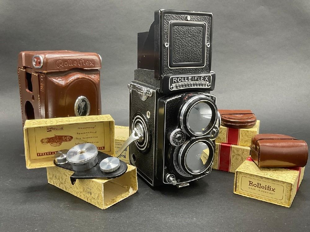 Franke & Heidecke Rolleiflex Camera And Accessories (1 of 7)