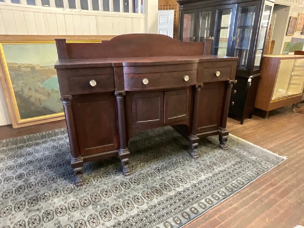 American Empire Period Mahogany Sideboard (1 of 8)