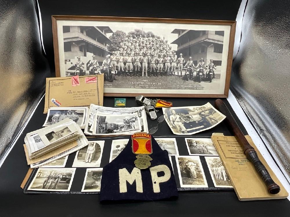 PANAMA POST WWII Collection of MP Officer (1 of 11)