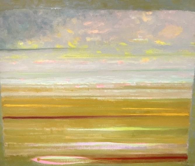 Martin Friedman (Provincetown/Brooklyn 1896-1980) Shore Line Green Sky (1 of 6)