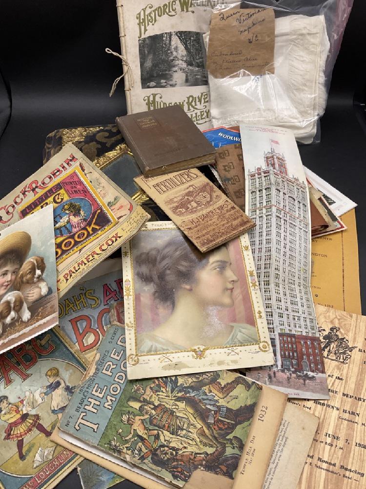 Estate Compiled Victorian Paper Ephemera/Photo Lot (1 of 13)