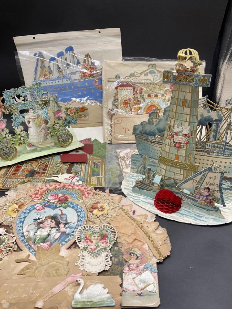 Seven (7) Vintage and Antique Valentine's Cards (1 of 7)