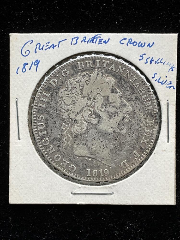 1819 Great Britain George III Crown (1 of 2)