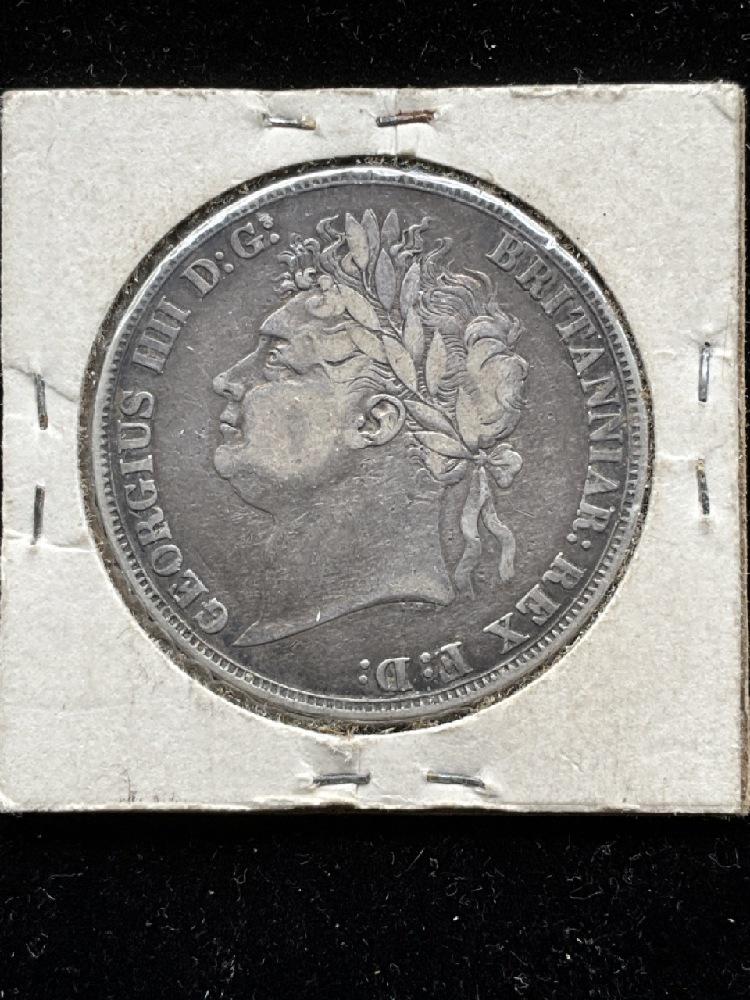1822 Great Britain Silver  George IV Crown (1 of 2)