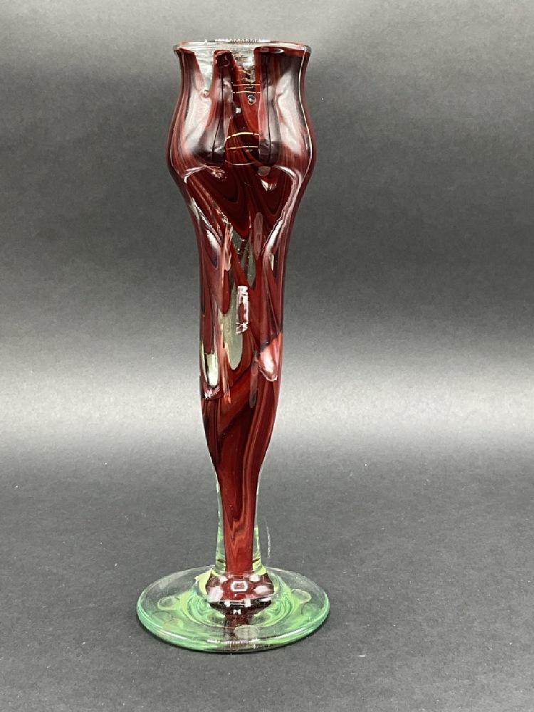 Studio Art Glass Vase c. 1970's (1 of 5)