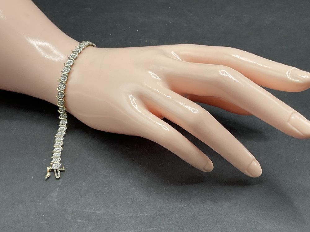 10K Diamond Tennis Bracelet (1 of 5)