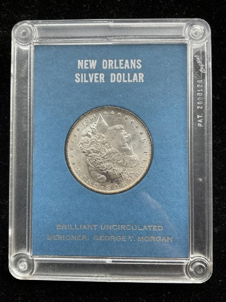 1884-O Morgan Silver Dollar Brilliant Uncirculated (1 of 5)