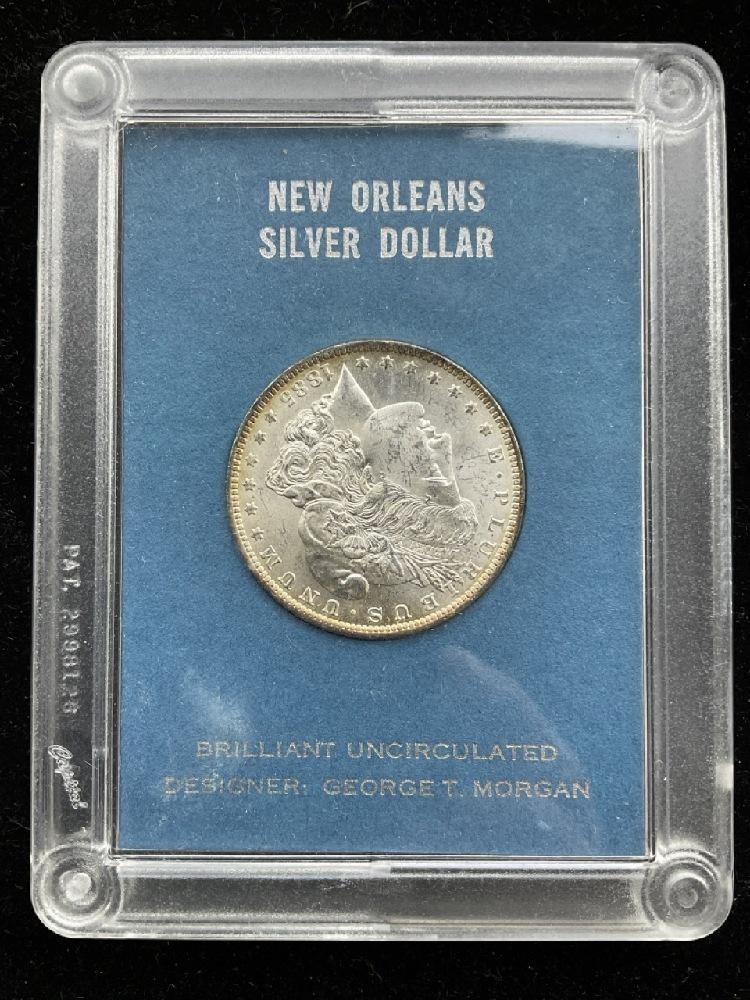 1885-O Morgan Silver Dollar Brilliant Uncirculated (1 of 5)