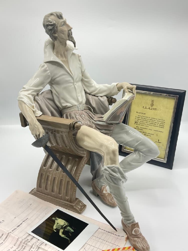Rare Lladro 17"h Man of La Mancha no. 1269 (1 of 6)