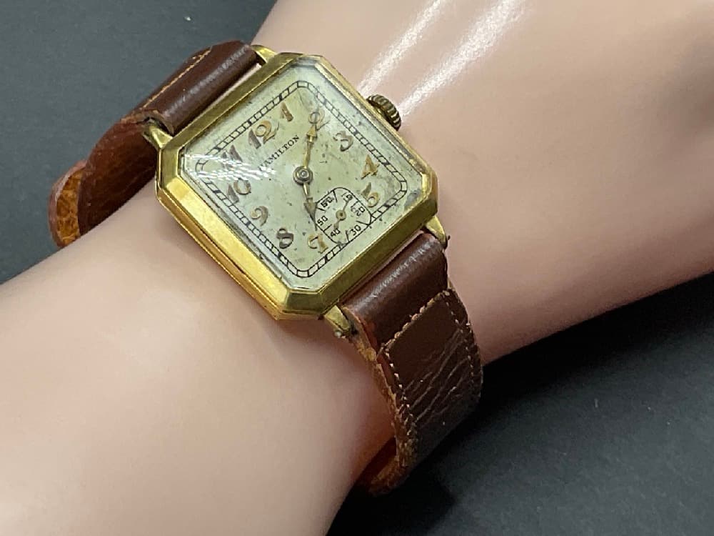 18K Hamilton for Tiffany & Co. Men's Wristwatch (1 of 9)