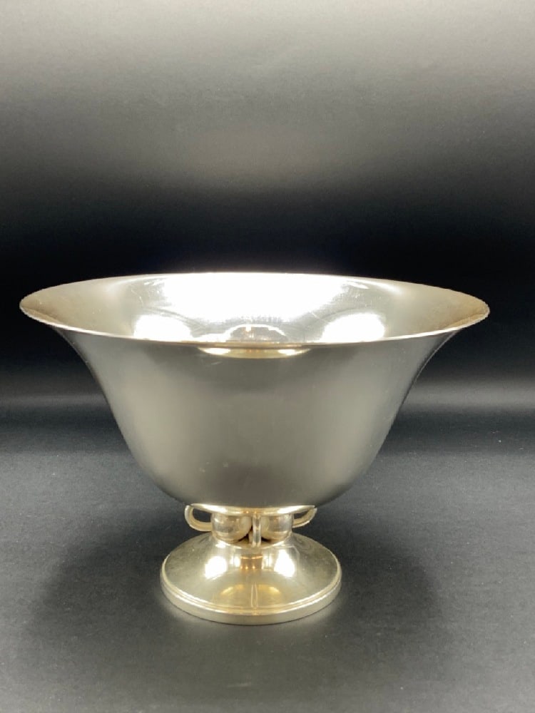 Durham Art Deco Pedestal Serving Bowl La Paglia Style (1 of 3)