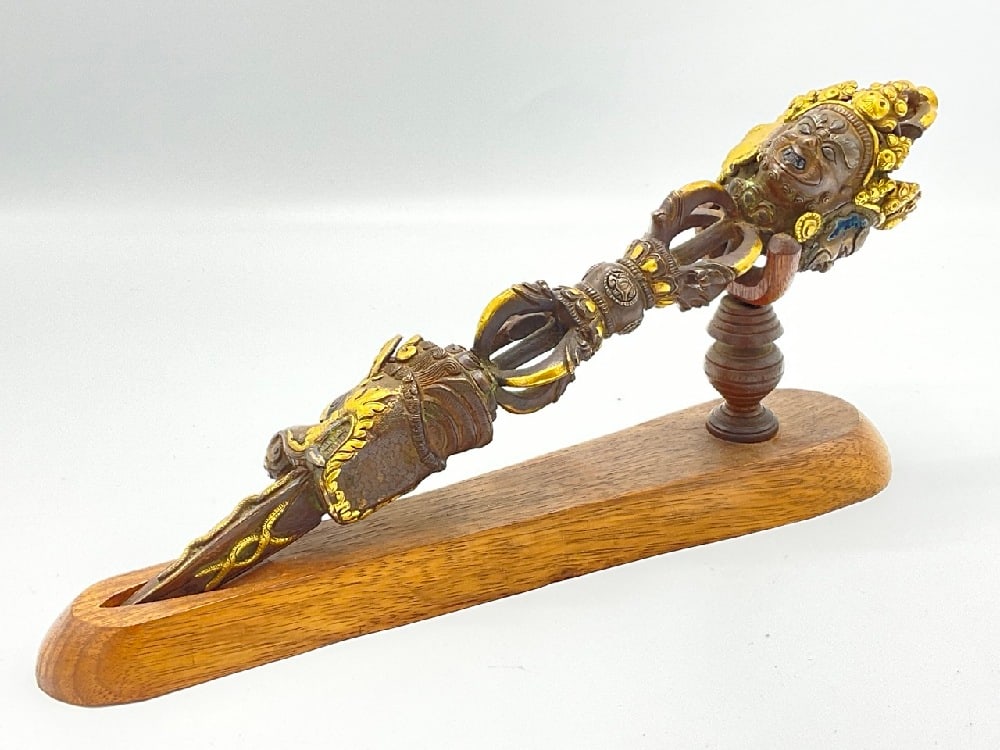 Tibetan Buddhist Phurpa Bronze (1 of 6)