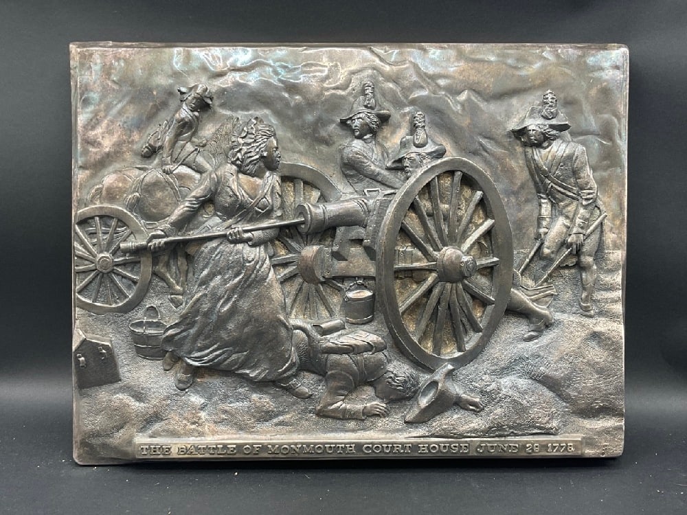 Henryk Winograd (1917-2008) Revolutionary War Sterling Silver Plaque (1 of 5)