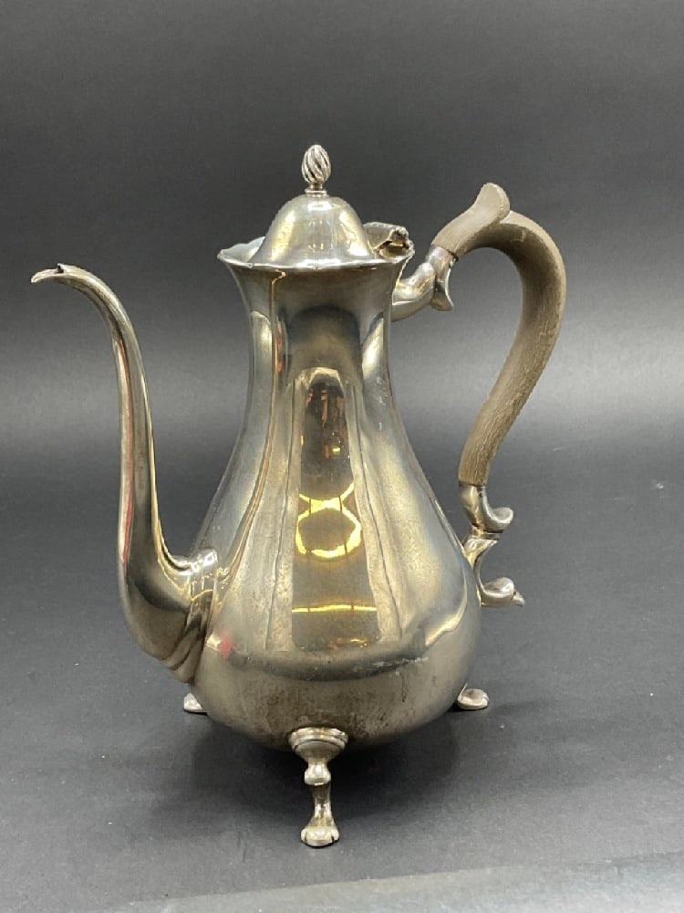 Black Starr and Frost Sterling Silver Teapot: Black Starr and Frost Sterling Silver Teapot. Total weight: 14.765 troy ounces. Dimensions 8” x 7” x 4”