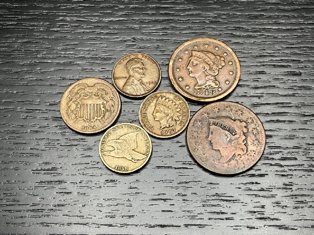 Estate Compiled Lot of US Cents (1 of 2)
