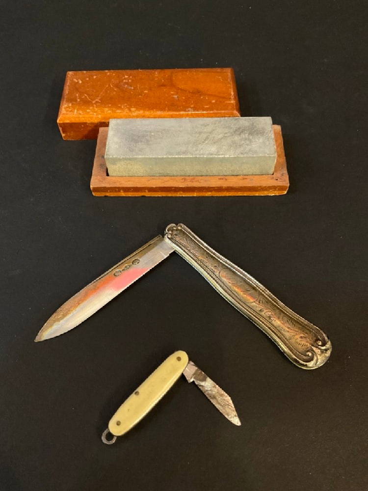 Antique English Sterling Silver Pocket Knife Auction