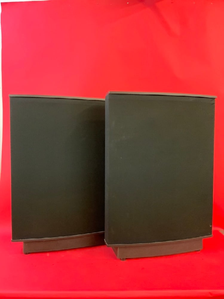 A Pair, Quad ESL-63 Electrostatic Speakers: Quad ESL - 63 Speakers Made in England Dimensions: 37” x 26” x 9” Weight: 78 lbs