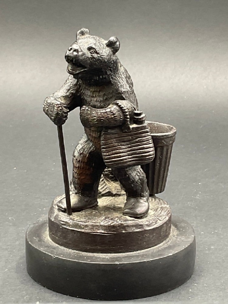 Cast Iron Bear Match Safe (1 of 7)