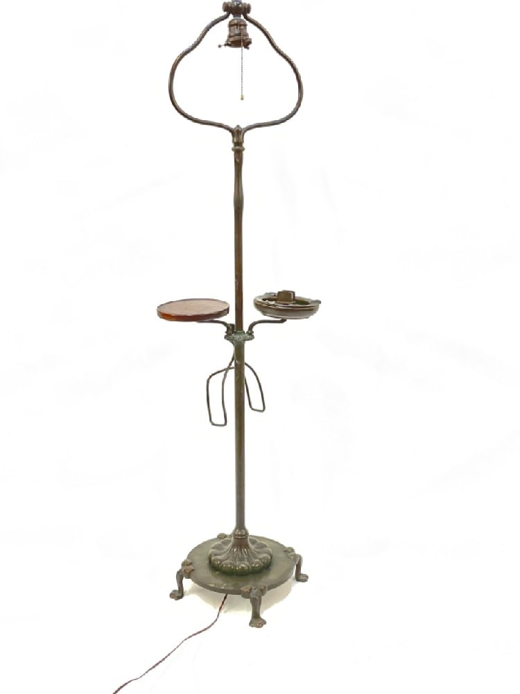 Tiffany Studios # 582 Smoking Stand Floor Lamp (1 of 10)