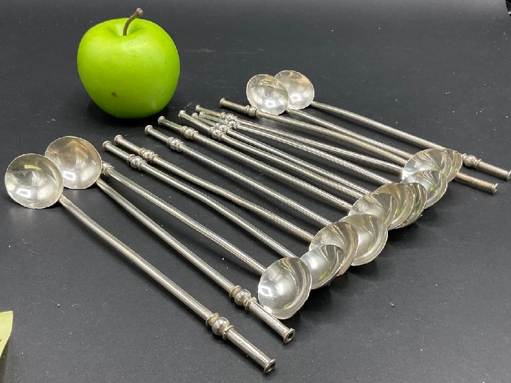 Uxmal Taxco Sterling Silver Iced Tea Spoons (1 of 3)