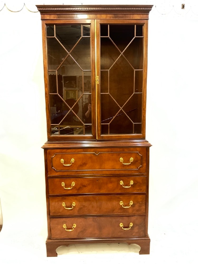 Baker Furniture Secretary Bookcase - Historic Charleston Reproductions (1 of 7)