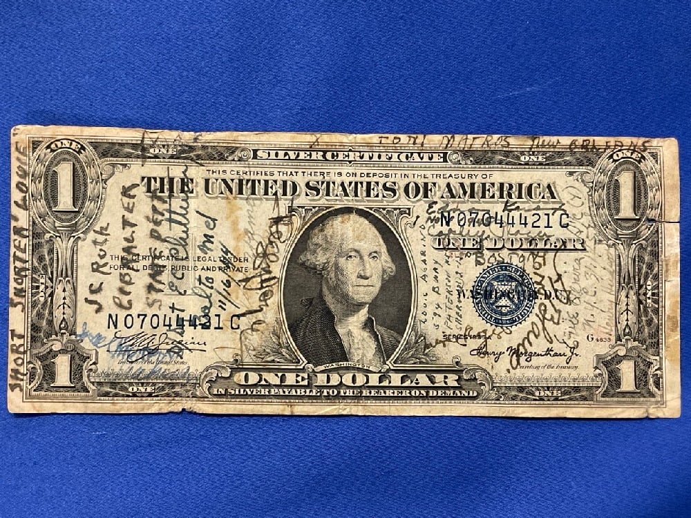 Short Snorter $1 1935A New Orleans (1 of 5)